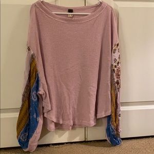 We the Free Blossom Thermal top XS